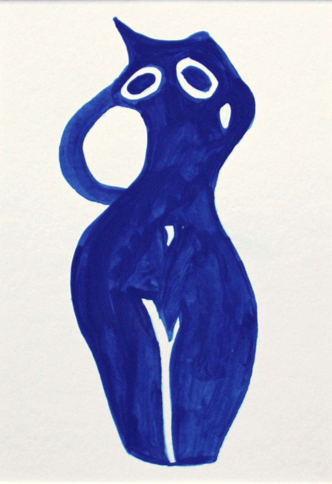 Blue Pot - No. 3 - Original Painting