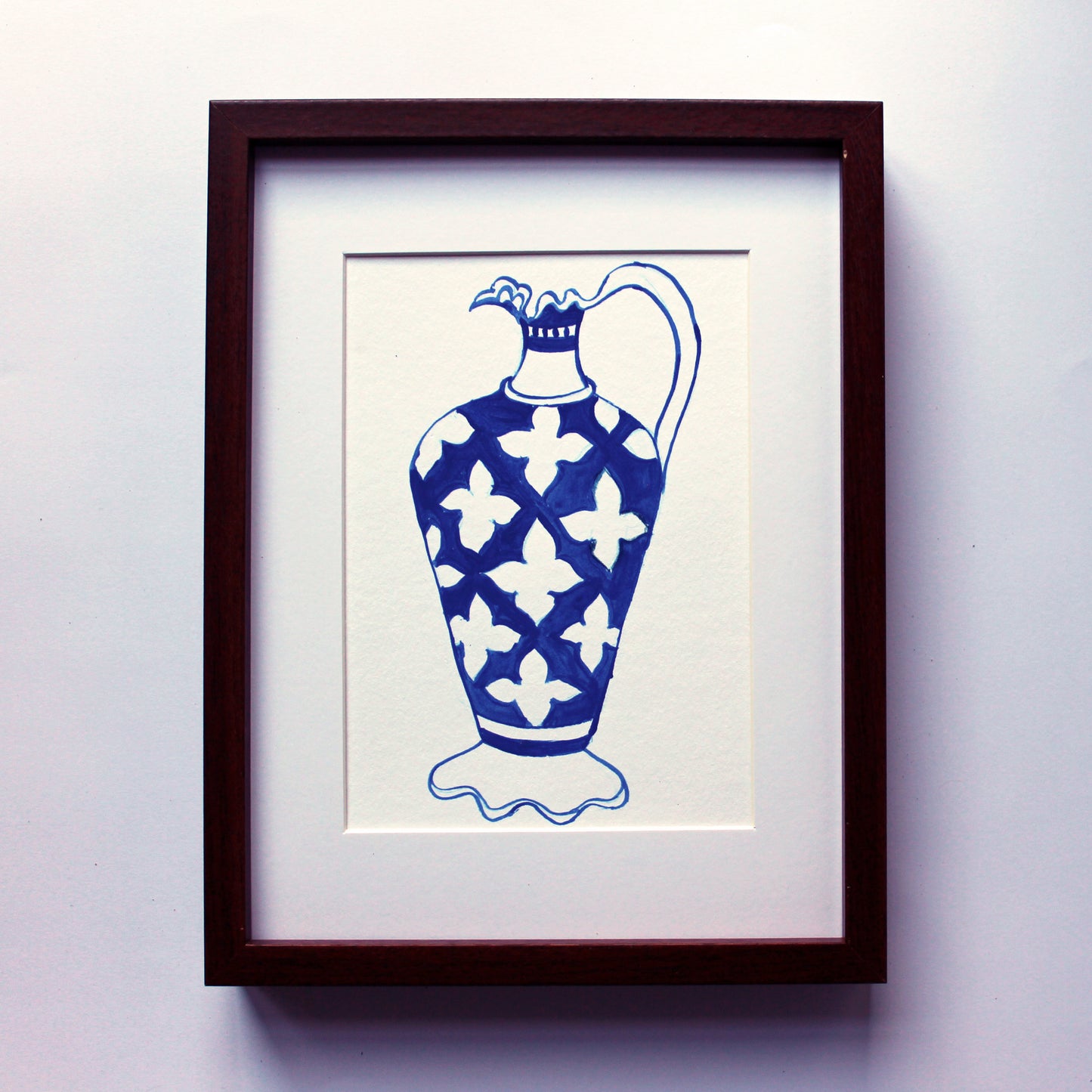 Blue Pot - No. 4 - Original Painting