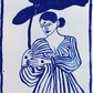 Lady in Blue  No. 04 - Fine Art Print