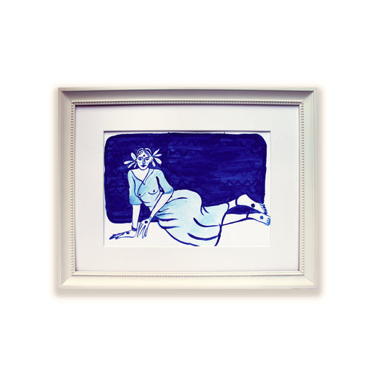 Lady in Blue - No. 1 - Original Painting