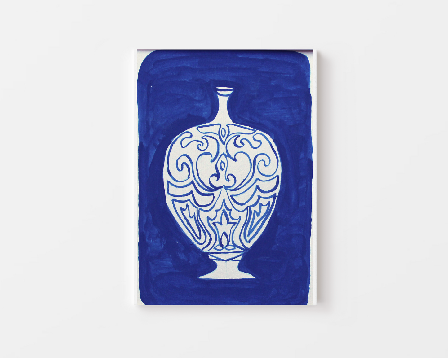 Blue Pot - No.02 - Fine Art Print