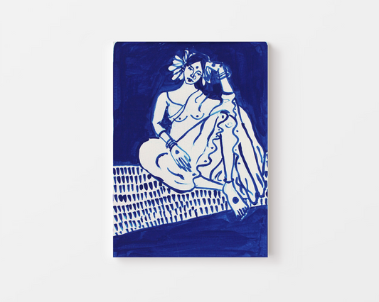 Lady in Blue  No. 02 - Fine Art Print